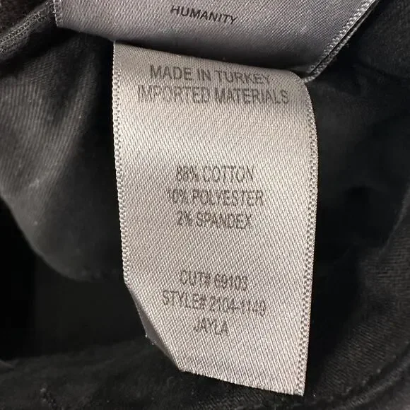 CITIZENS OF HUMANITY NWT Jayla Split Skinny in Plush Black // 26 - Picture 11 of 11